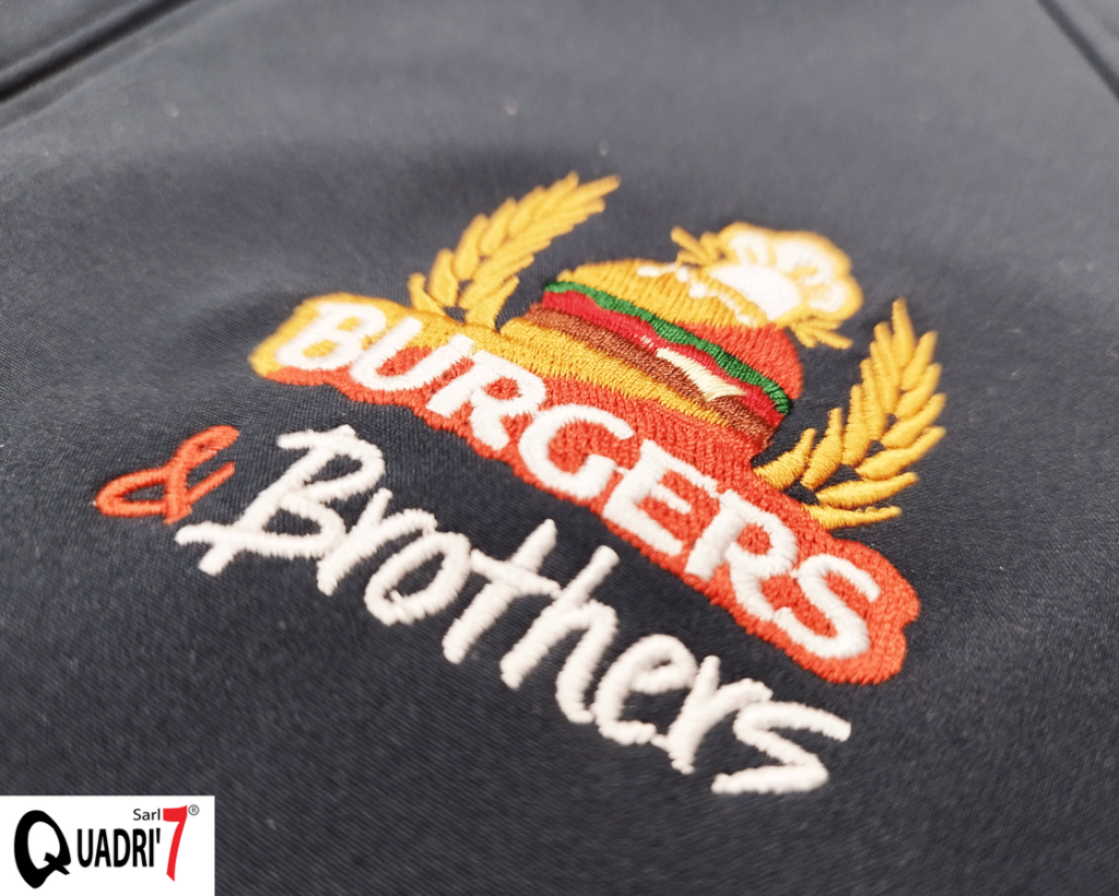 Broderie vêtements Burgers & Brothers - Foodtruck à Granville et alentours