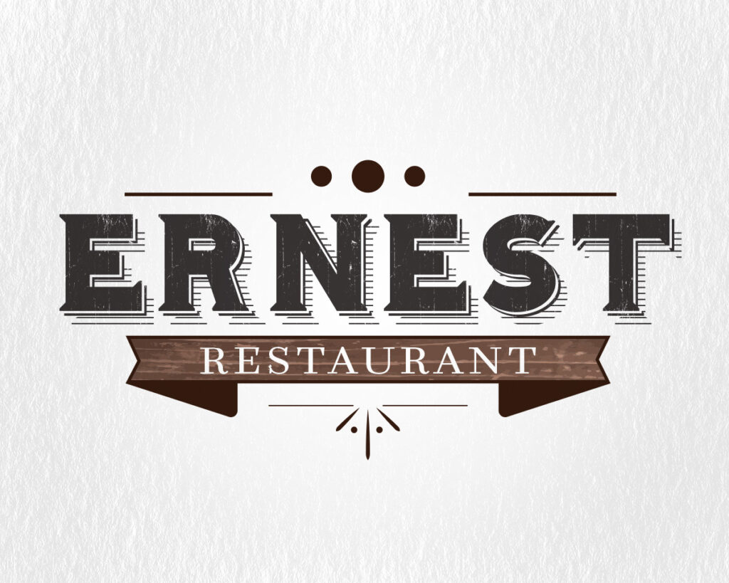 Création du logo Ernest