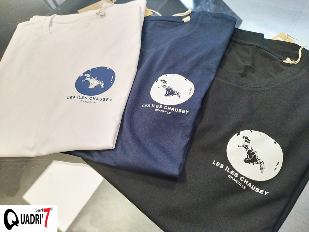 T-shirts La Marque pour le magasin Impulsion Granville avec le visuel de CHAUSEY